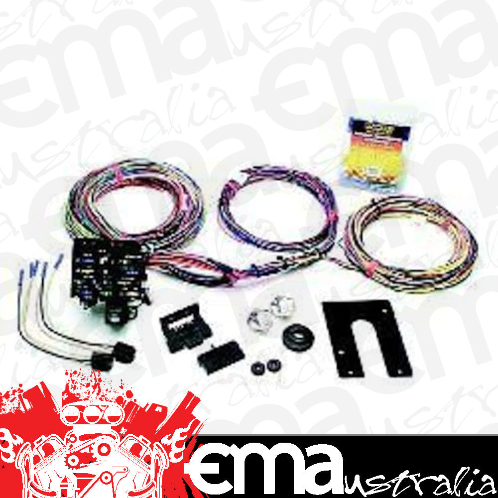 Painless Wiring PW20107 12 Circuit Wiring Harness Kit Chev 1955-57 Non EFI