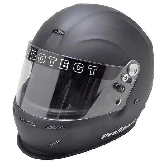 Pyrotect PY8081005 Prosport Full Face Duckbill Helmet Small Flat Black Sa2015