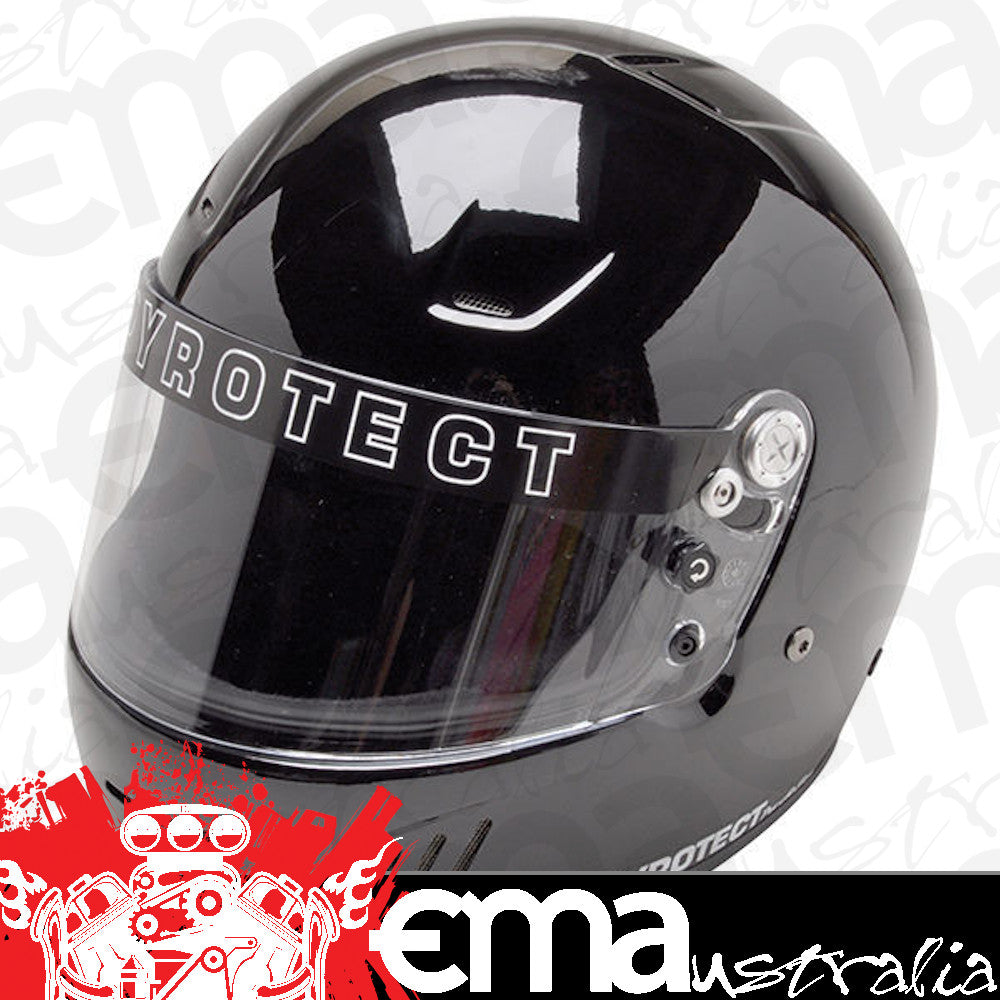 Pyrotect PY9010995 Pro Airflow Full Face Helmet x-Small Black Sa2015 Rated