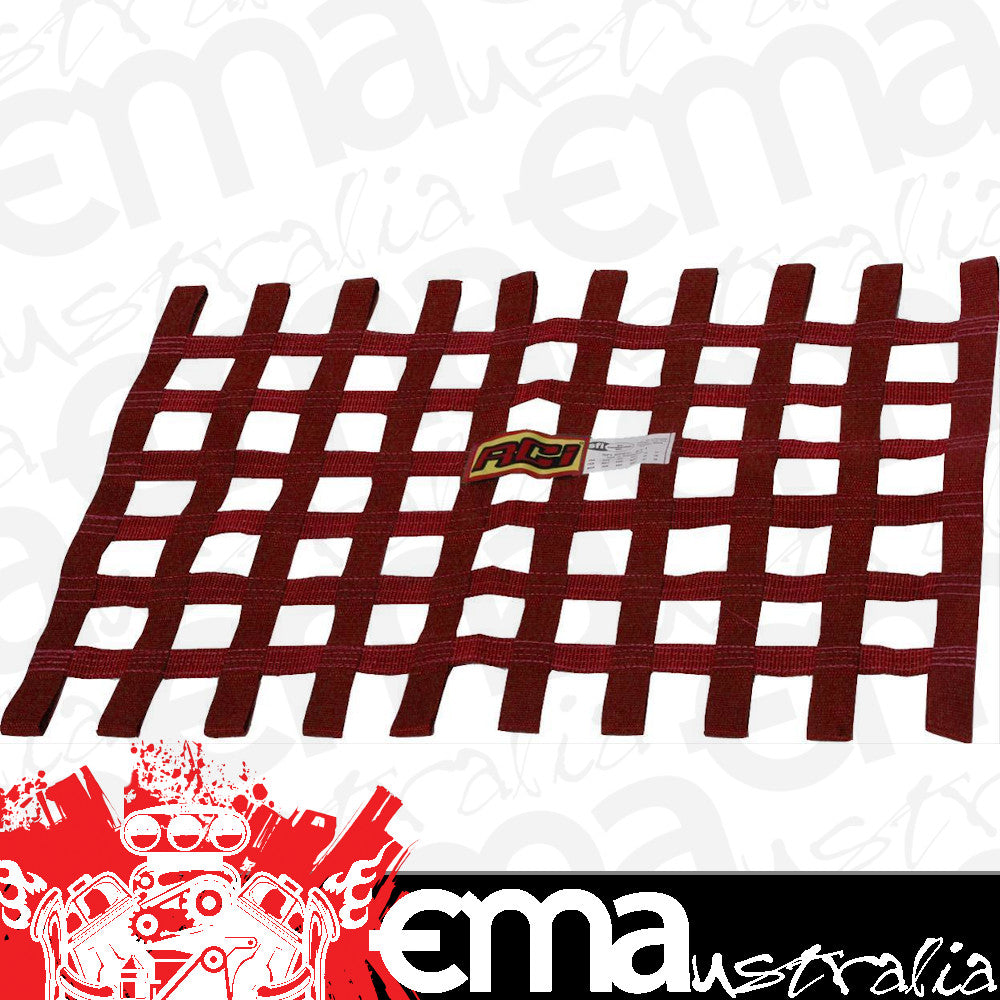 RCI RCI7600B Window Net - Red 18" x 24" SFI 3.3 Rated
