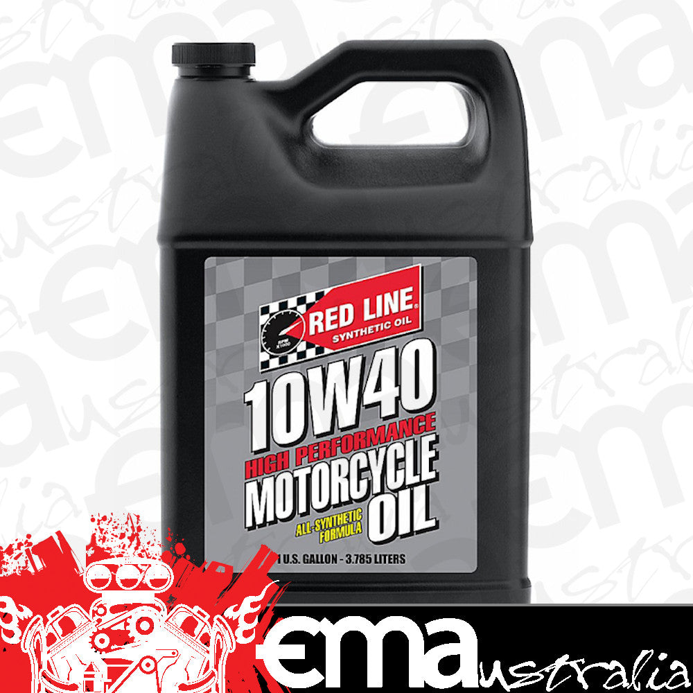 Redline RED42405 10W40 Motorcycle Oil 1 Gallon Bottle 3.785 Litres