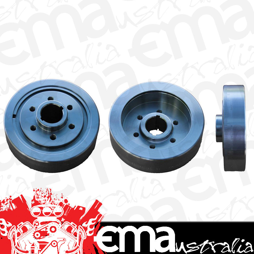 Romac RO0213B-6 Steel Harmonic Balancer BB 429-460 Ford Internal Balance w/ Dual Key 6 Bolt Ro0213/B-6