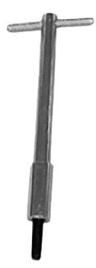 RPC RPCR6018 Aluminium T-Bar Valve Cover Nuts 1/4'-20 x 1-1/4' 4-5/8' Long Anodized Silver 4/Pkg