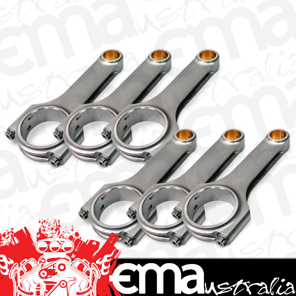 SCAT SC260022086857826 Forged H-Beam Conrod Set Sc26002208685782 for Nissan Rb30 Turbo