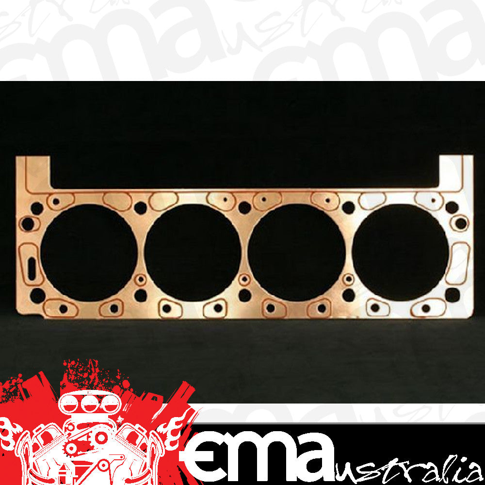 SCE Gaskets SCE-T35384 Titan Copper Head Gaskets 4.380" Bore Ford BB 429-460 V8 .043"