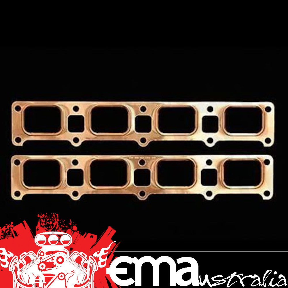 SCE Gaskets SCE4063 Pro Copper Embossed Exhaust Gaskets (pair)