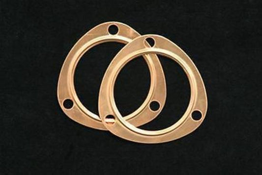 SCE Gaskets SCE4300 Pro Copper Embossed Collector 3 Bolt Gaskets 3" 1 (pair)