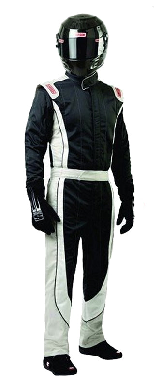 Simpson SI1902221 CrossOver Multi-Layer suit Medium Black-White-Grey SFI-5