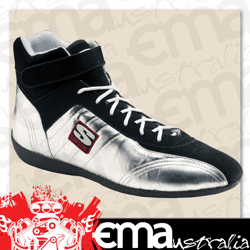 Simpson SI23070BK Speedway HeatsHEIld Nomex Driving Shoe SFI 3.3/5 Size 7 Black