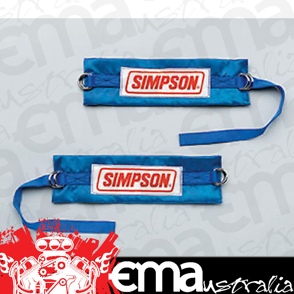 Simpson SI36000BL Drag Race Arm Restraints SFI 3.3 Blue