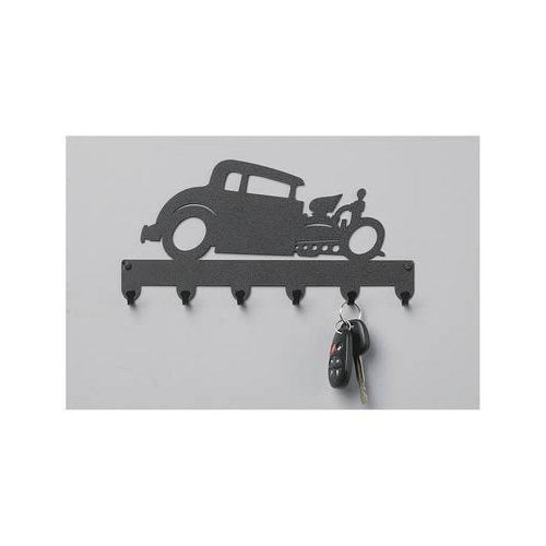 HotRod Hardware SNW9602 Genuine Steel Key Rack Hot Rod Engine Master