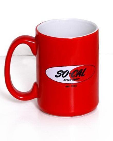So-Cal Speed Shop SO001-93193 Oval Logo Coffee Cup Mug - Red