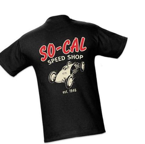 So-Cal Speed Shop SOSSM-1004TC10 Belly Tank Profile T-Shirt Black