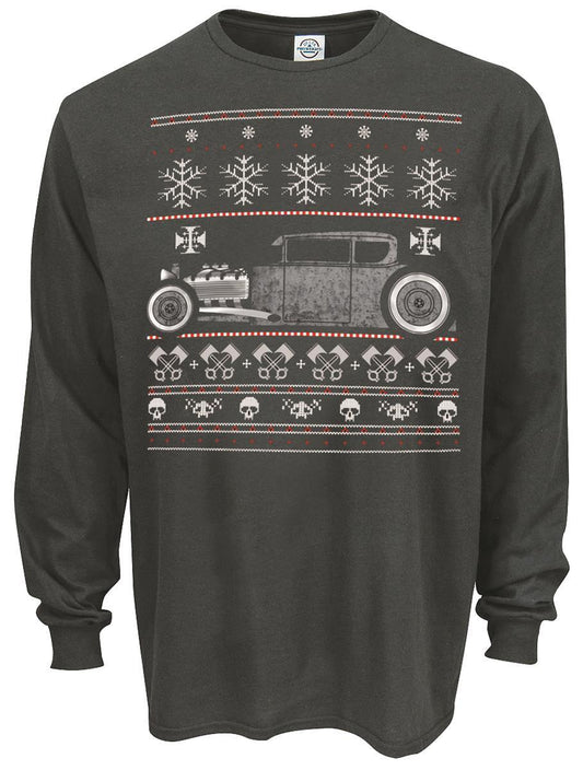 Rat Rod Christmas Long Sleeve T-Shirt *Special Order Only* (SPJ-CU5200)