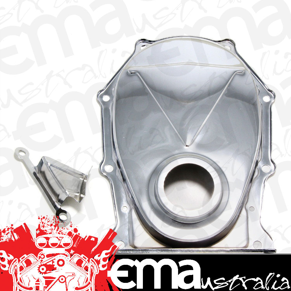 Trans-Dapt TD9392 Chrysler BB 383-440 V8 Chrome Timing Cover 1 Piece