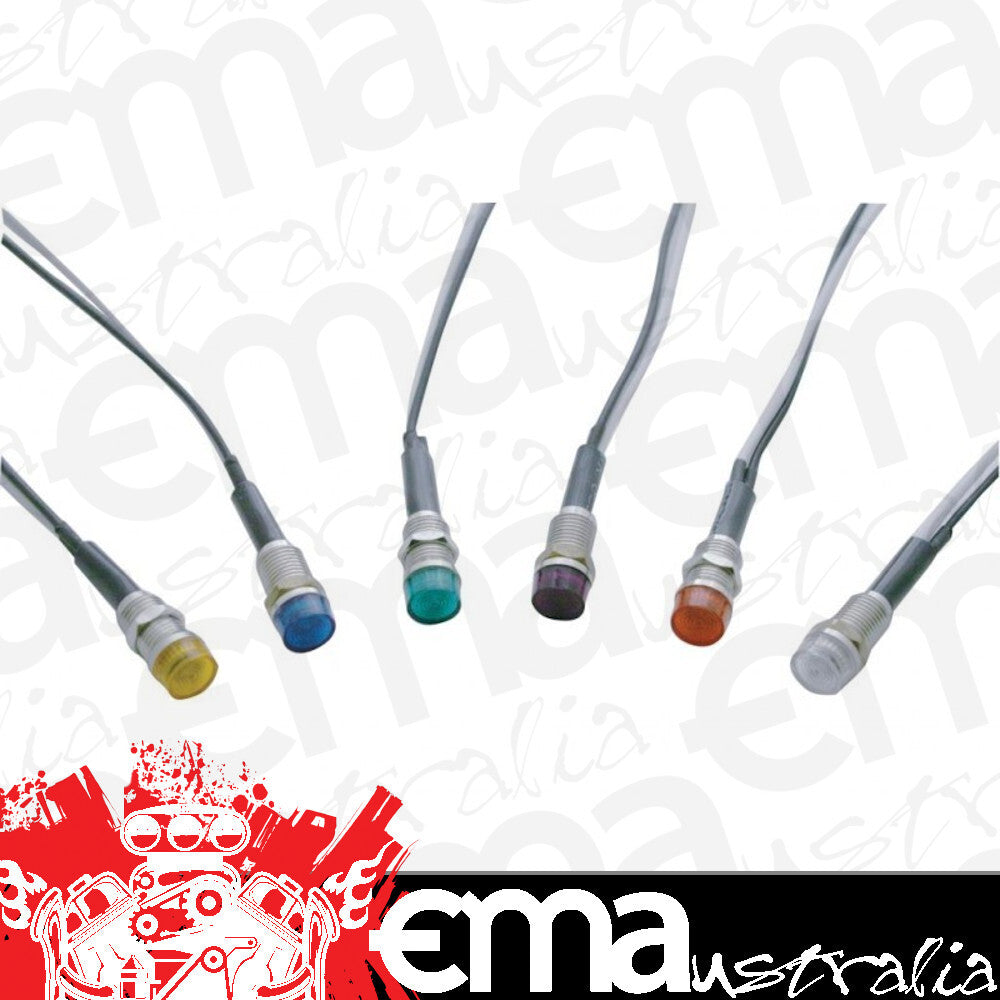 UPI Reproductions UP39318 Dash Indicator Light Red LED 1/4 O.D