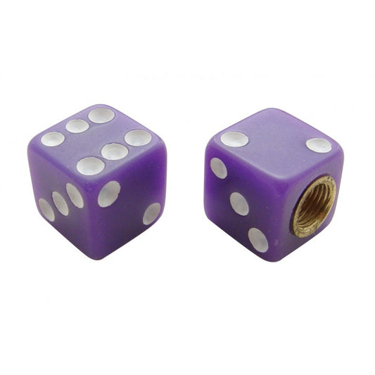 UPI Reproductions UP70054 Dice Vale Caps Purple w/ White Dots 4-Pack