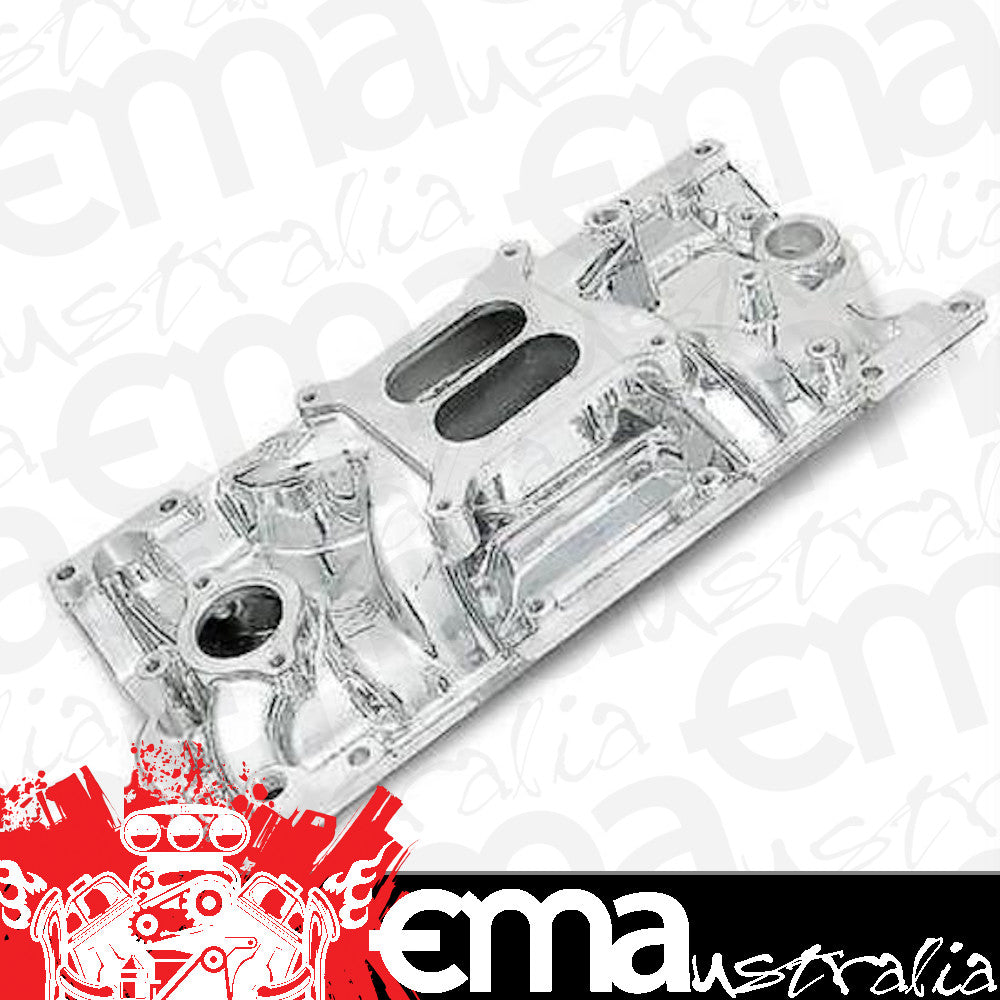 Weiand WM8121C Street Warrior Intake Manifold Everbright Chev Vortec 262-400 V8