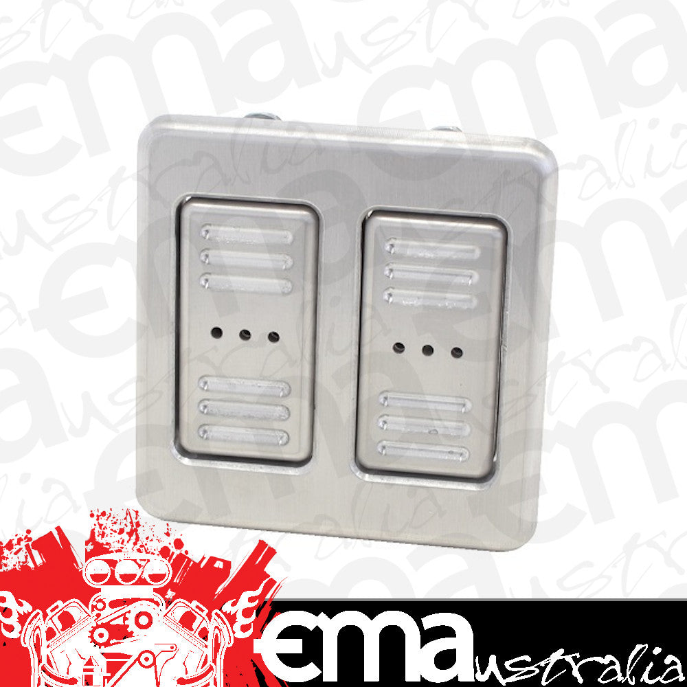 Watson's StreetWorks WSWL39-5BDG Illuminated Power Window Switch suit 2 Door Car Grooved Console 3 Switch Only