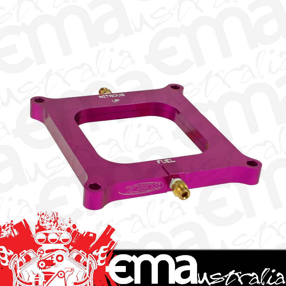 ZEX SQUARE FLANGE PERIMETER PLATE CONVERSION KIT 0.500" THICK PURPLE ZEX82043