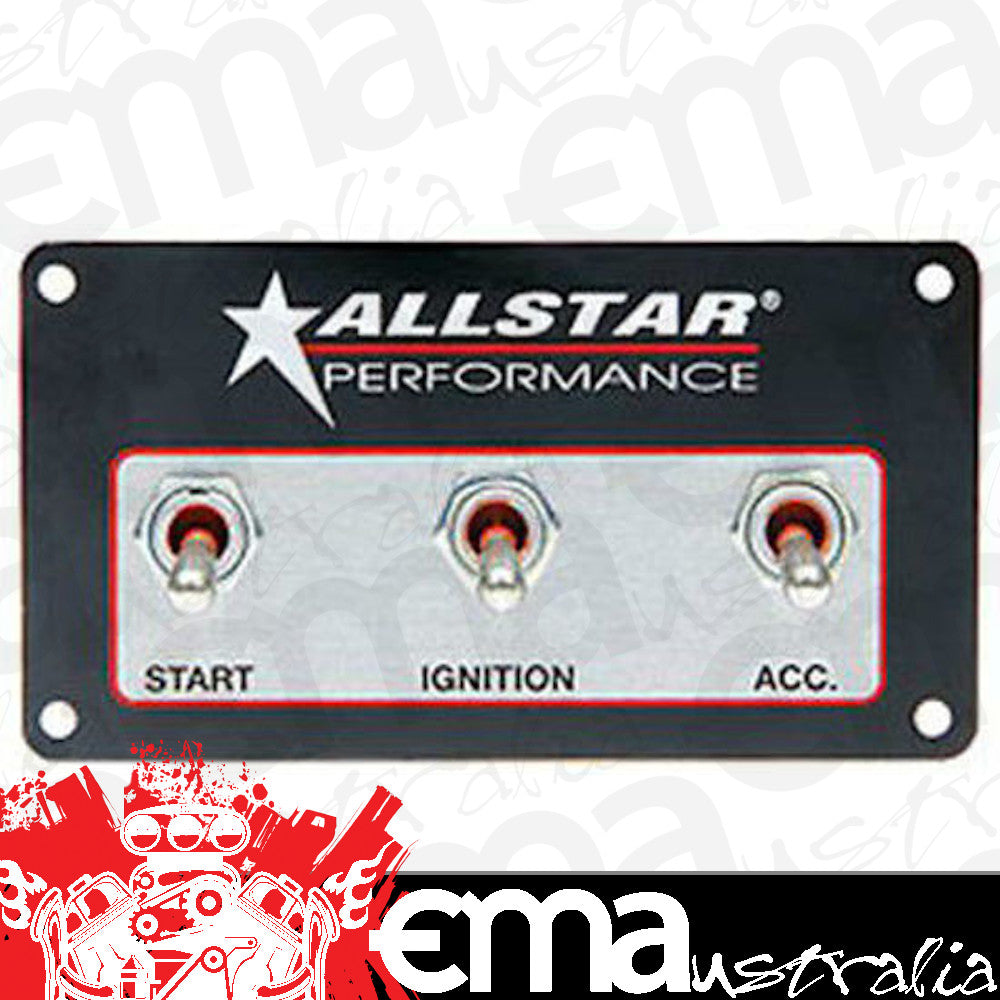 Allstar Performance ALL80165 Weatherproof Switch Panel Three Switches