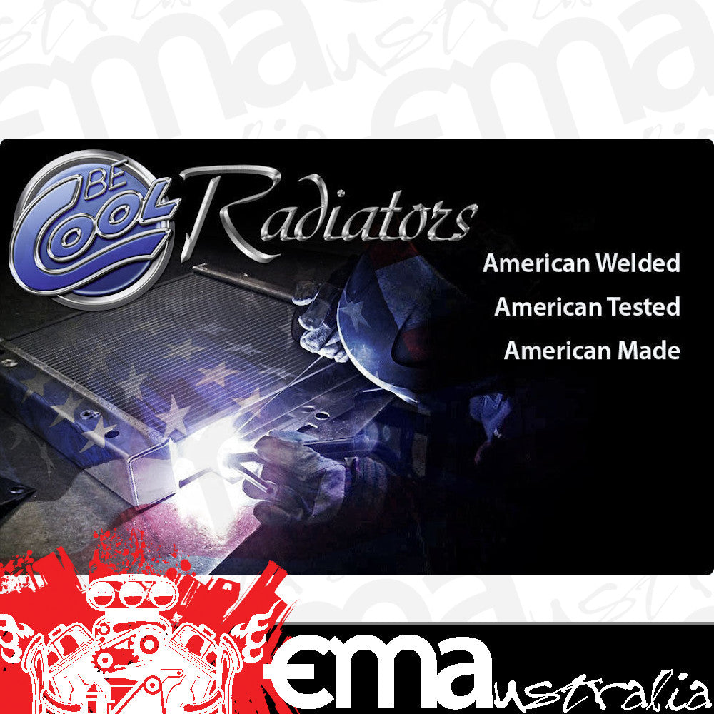 Be Cool BCP62800 Be Cool Aluminium Downflow Radiator Ford Xw-Xy Cleveland V8 Auto Trans