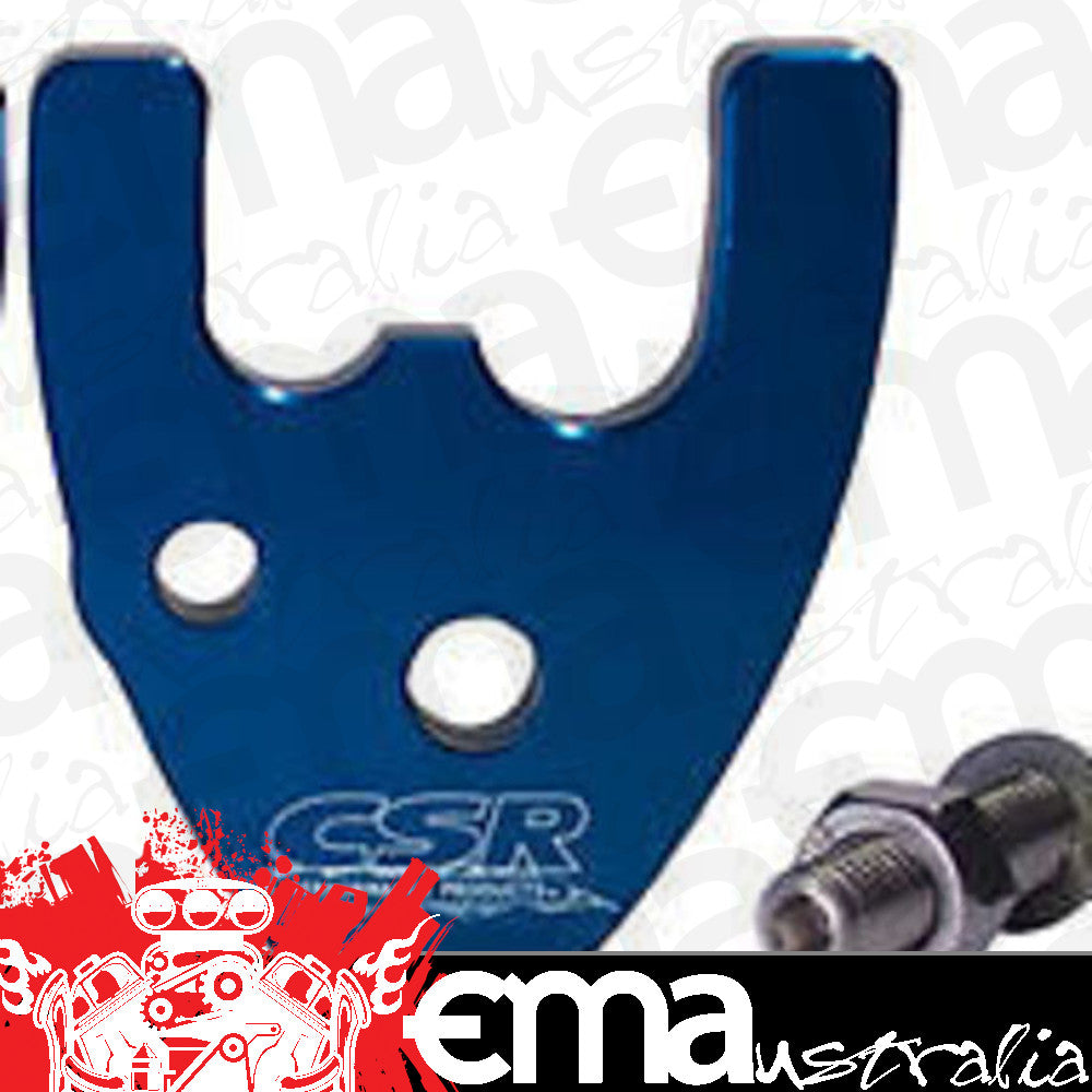 CSR Performance CSR670B Csr Billet Aluminium Distributor Clamp Chev Sb & Bb Anodised Blue