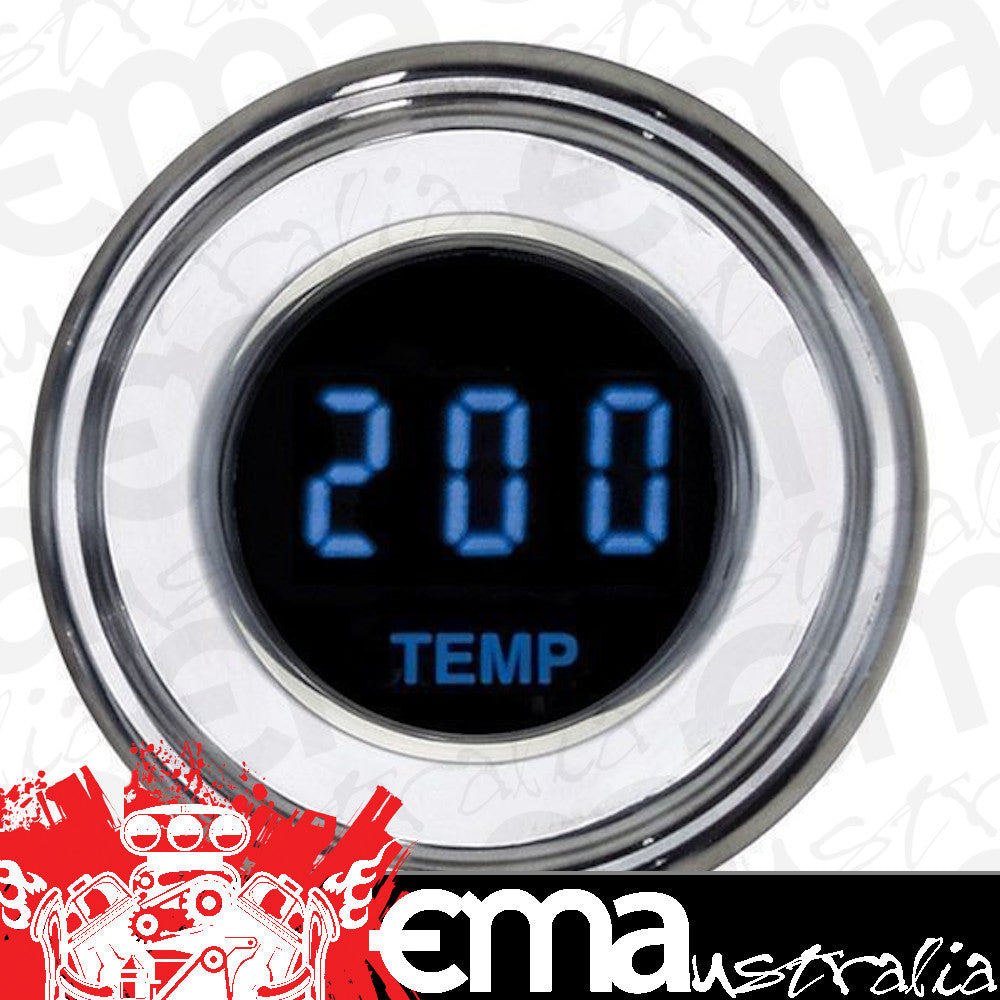 Dakota Digital DAKMCL-4073S 1-7/8" Mini Round Oil / Water Temperature Gauge