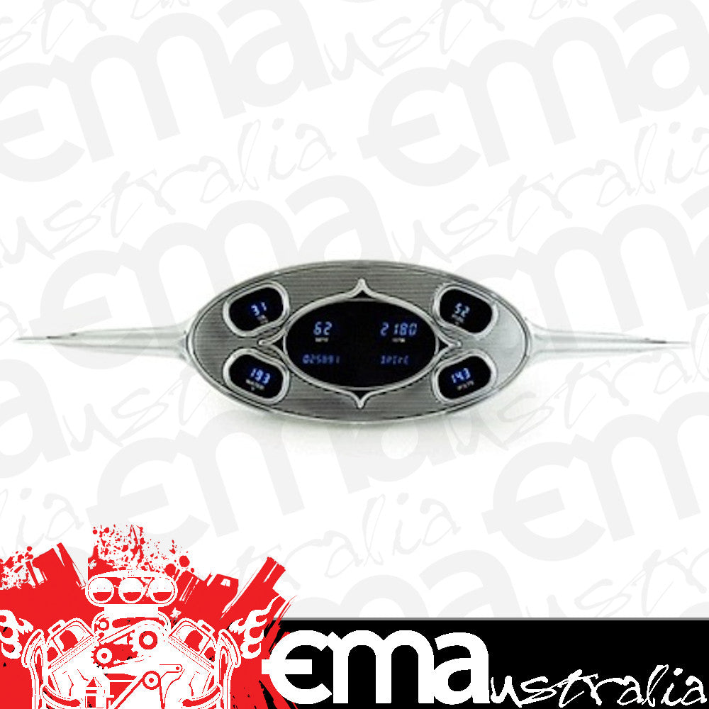 Dakota Digital DAKRET-2000 Retrotech 5 Gauge Kit Fuel Speedo Tach Volts Water