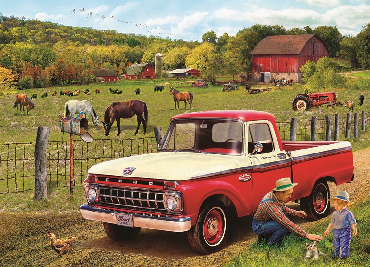 Engine Master Australia EUR-6000-5467 Grandpas Old Truck Jigsaw Puzzle 1000 Piece