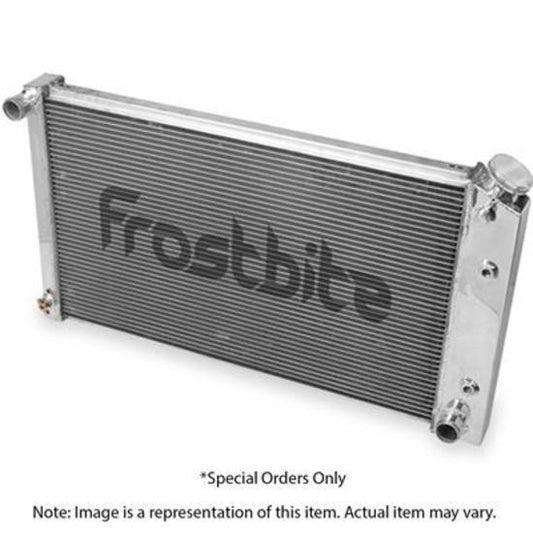 Frostbite Performance Cooling FBR-FB147 Radiator Aluminum 2-Row Polished Crossflow Chevy Pontiac Each