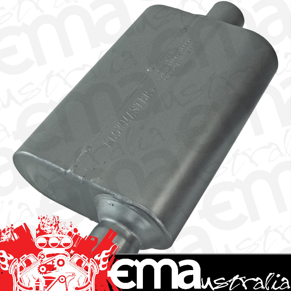 Flowmaster FLO842446 Delta Flow 44 Muffler Offset 2.25" In/Center Out 19" Long