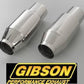 Gibson GIB110003 Bullet Marine Mufflers Polished Stainless 4.5" Inlet/5" Outlet