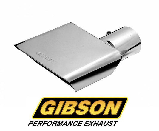 Gibson GIB500365 S/S Sport Exhaust Tip 6" X 2.75" Polished 2.5" Rightside Inlet
