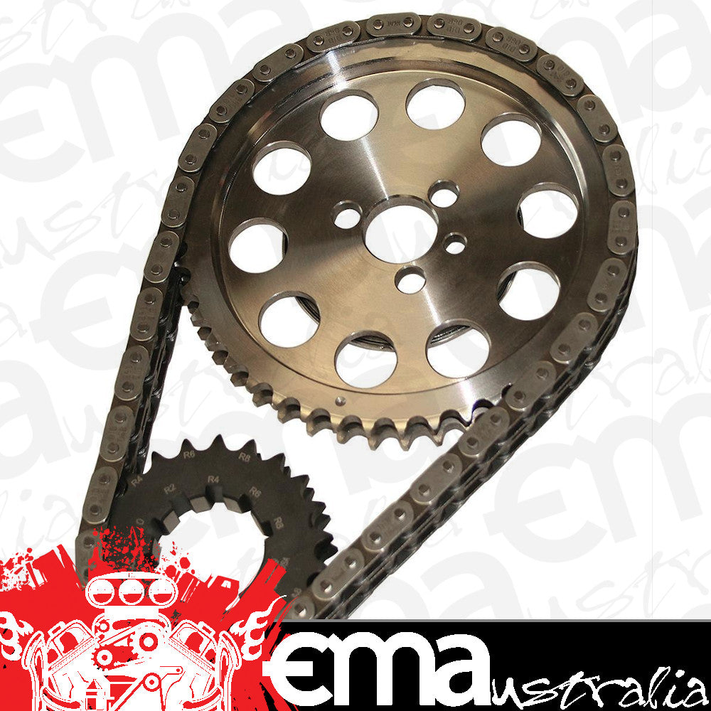 Howards Cams HC94300 Double Roller Billet Steel Timing Set Chev SB 262-400Cid