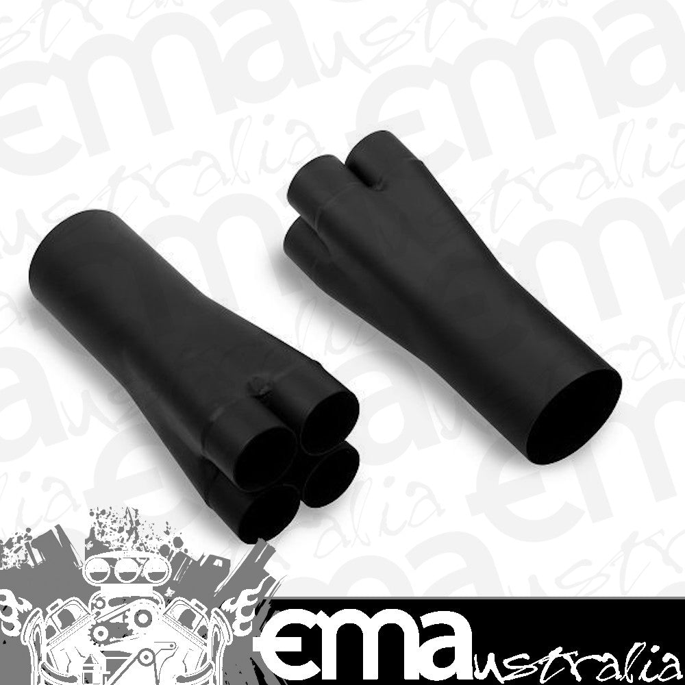 Hooker HK14762 4 Into 1 Header Pipe Collectors 2-1/8" Prim 4" Collector 1 Pair