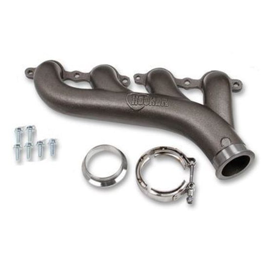 Hooker HK8511HKR Ls Turbo Exhaust Manifold ¶?? Driverƒ??S Side ¶?? Natural w/ Clamp