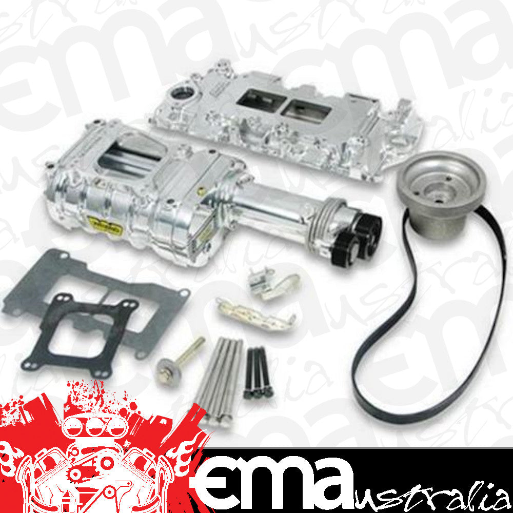 Supercharger System 177 Satin Short Nose Chevy Big Block Oval Port Kit