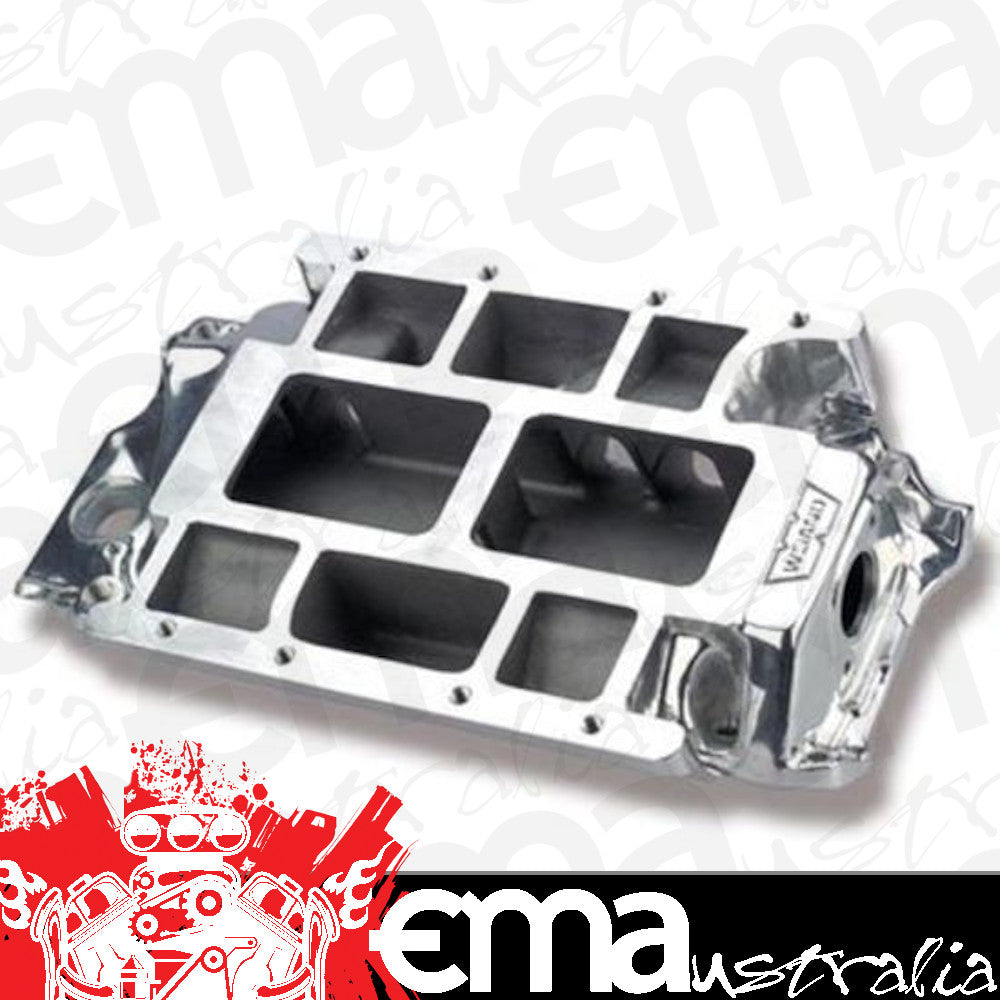 Intake Manifold Supercharger Aluminum Polished Weiand 6-71/8/71 Chevy Big Block Rectangle Port Each