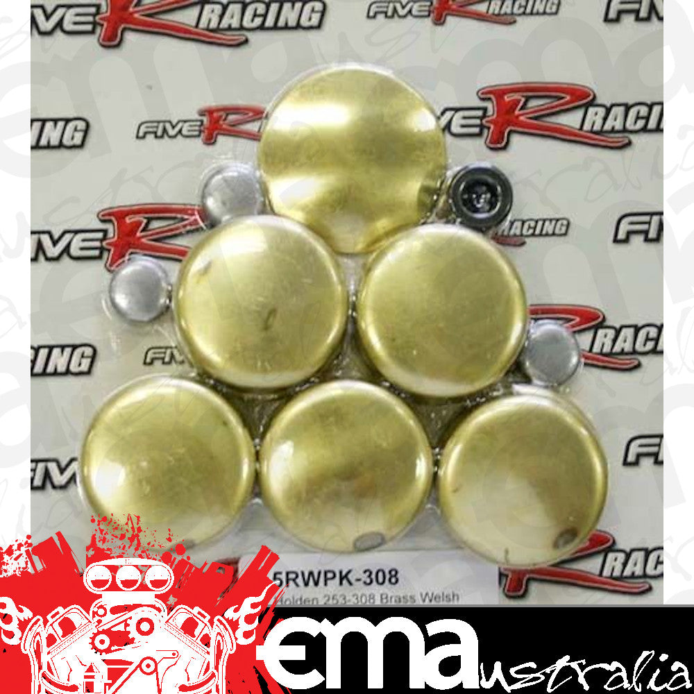 Rocket 5RWPK-308 Brass Welch Plug Kit suit Holden 253 304 308 5.0L V8