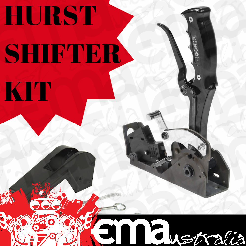 HURST HURST-GM-Package -Gm-Package Pistol Grip Quarter Stick Shifter And Black Alum Cover For GM 4-Speed Automatic