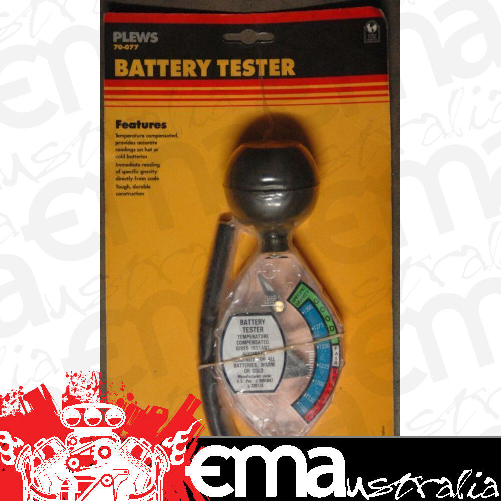 Plews Tools 70-077 Battery Tester - Nos