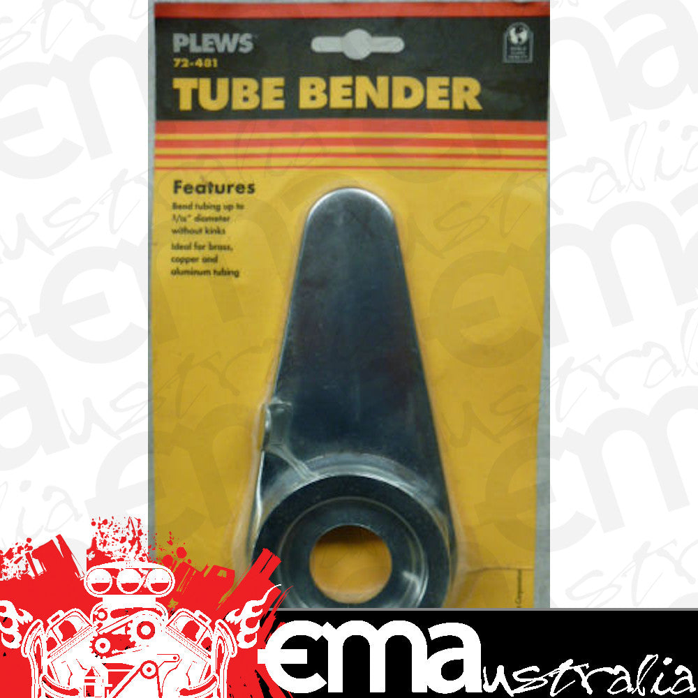 Plews Tools 72-481 Tubing Bender For Up To 5/16" Brass Copper & Aluminum - Nos