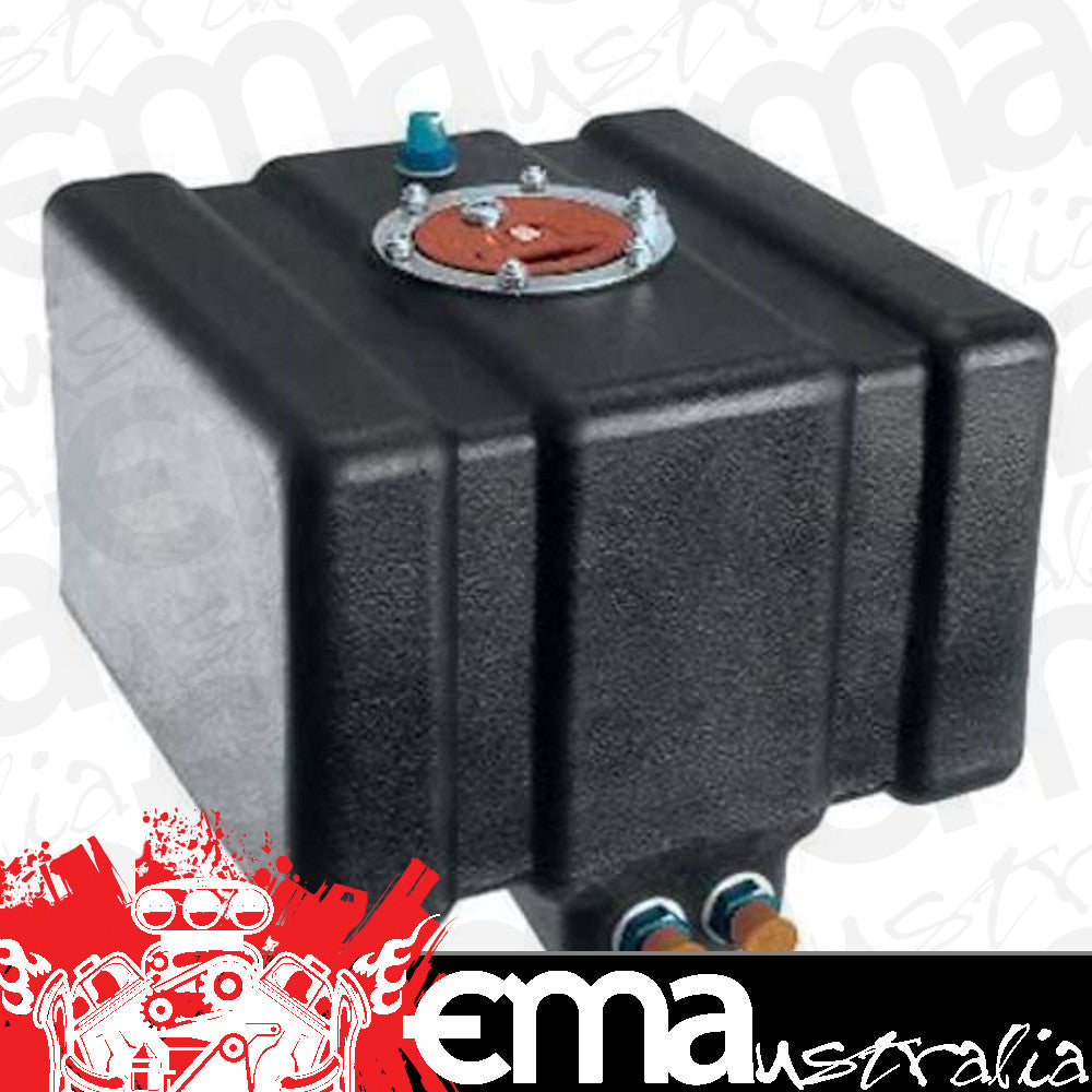 Jaz Products JAZ250-005-NF Jaz 5 Gallon 18.9L Drag Race Poly Fuel Cell 13"X13"X8" No Foam