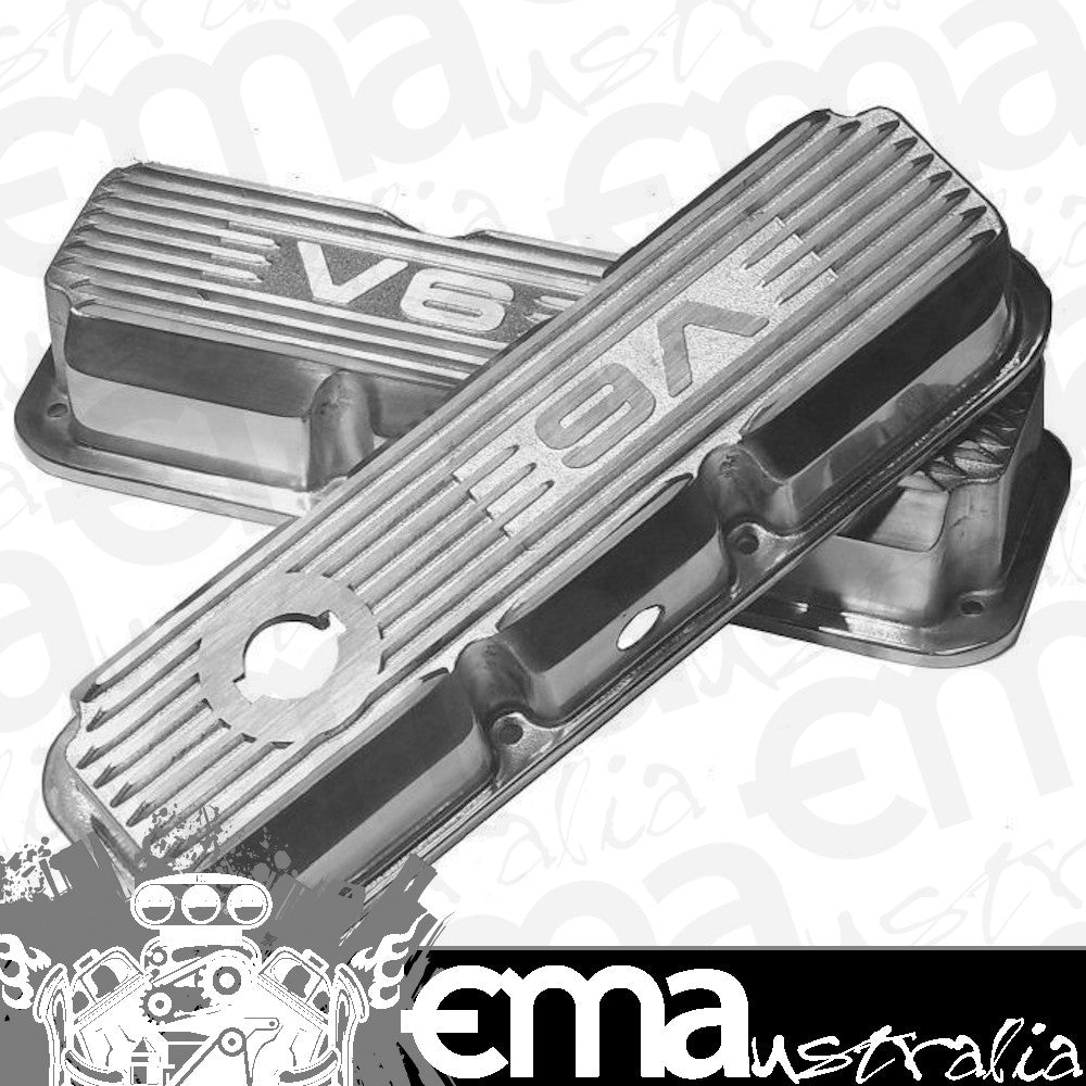 KC KC168N STD Alloy Valve Covers Natural suit Holden Vp-Vy V6 Inc. Ecotec