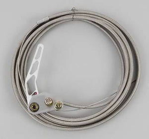 Lokar LK-TR-1200HTR-H  Lk-Tr-1200Htr/H Hi-Teck Bonnet Release Cable Kit Rhs Brushed S/Steel Housing