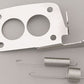 Lokar LK-TRP-4003  Stainless Steel Tri-Power Accelerator Cable Bracket Kit