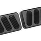 Lokar LK-XBAG-6121  Midnight Series Clutch & Brake Pedal Pad Suit '64-'70 Mustang