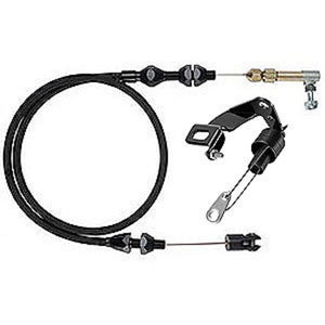 Lokar LK-XDP-1000HT36   Midnight Series 36" Duo-Pak Braided S/S Throttle Cable Kit