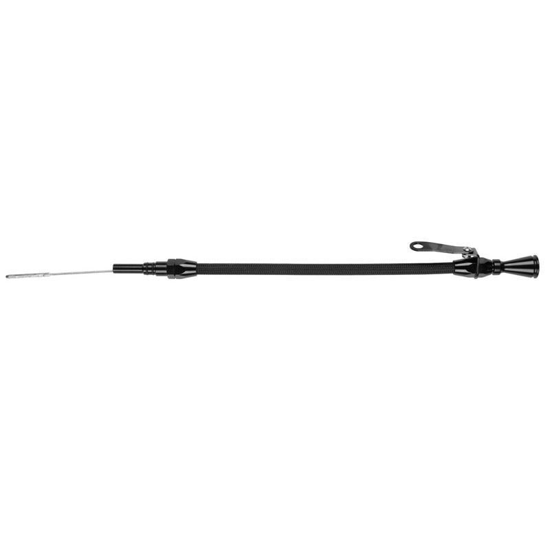 Lokar LK-XED-5018  Black S/S Flexible Engine Dipstick  Dart Shp Block Chev Sb